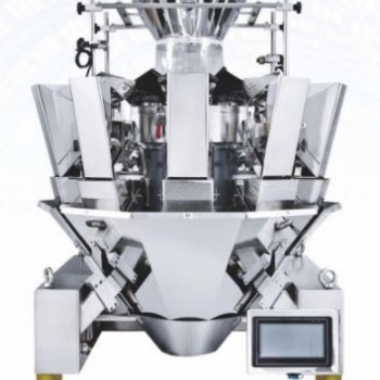 Multihead weigher machine for sticky products